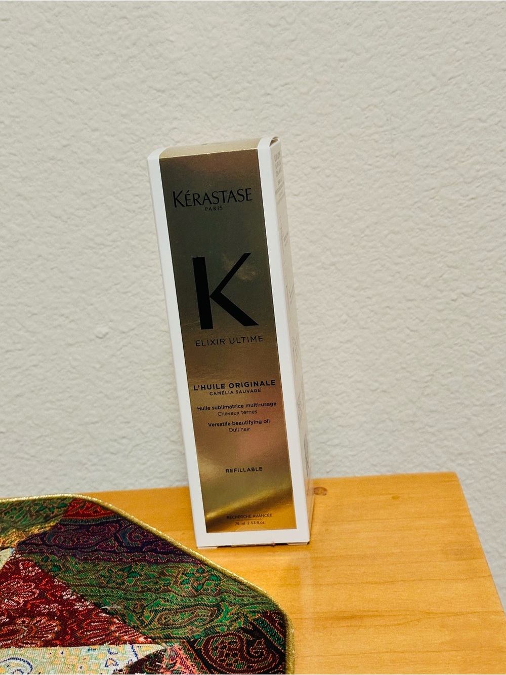 Kerastase Elixir Ultime Hair Oil - Gold and White Packaging